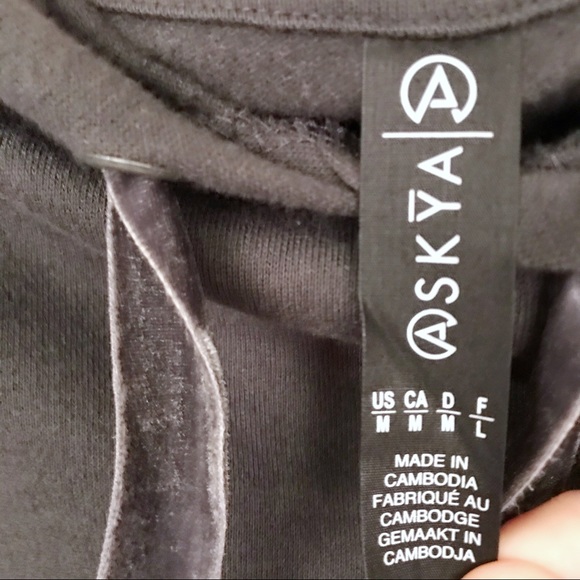 NWT Askya Oversized Pullover Hoodie Size M - Picture 6 of 10